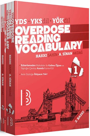 Benim Hocam Yayınları YDS YÖKDİL YKSDİL Overdose Reading Vocabulary