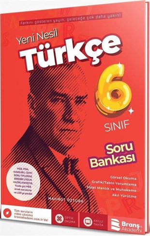 Branş Akademi 6. Sınıf Türkçe Yeni Nesil Soru Bankası