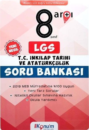 Doğru Konum Yayınları 8. Sınıf LGS Yeni Nesil T.C. İnkılap Tarihi ve Atatürkçülük Soru Bankası