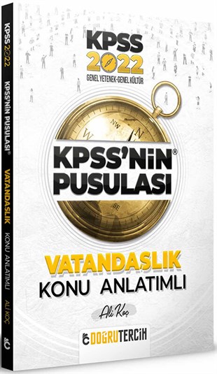Doğru Tercih Yayınları 2022 KPSS'NİN Pusulası Anayasa Konu Anlatımı