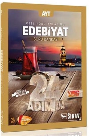 Sınav Yayınları AYT Edebiyat 24 Adımda Özel Konu Anlatımlı Soru Bankası