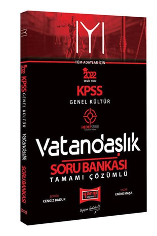 Yargı 2022 KPSS Hedef Serisi IYI Genel Kültür Vatandaşlık Tamamı Çözümlü Soru Bankası