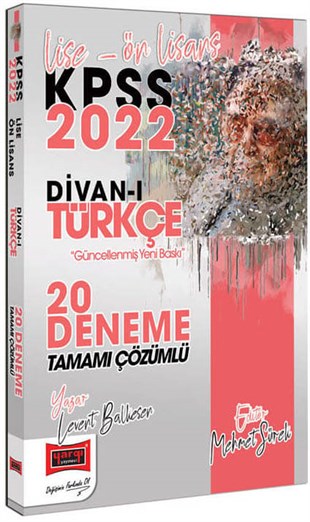 Yargı Yayınları 2022 KPSS Lise Ön Lisans Divanı Türkçe Tamamı Çözümlü 20 Deneme