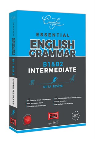 Yargı Yayınları CANDELAS Essential English Grammar B1&B2 İntermediate Orta Seviye