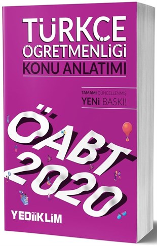 Yediiklim Yayınları 2020 KPSS ÖABT Türkçe Öğretmenliği Konu Anlatımı