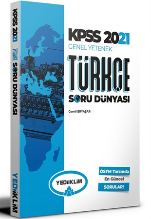 Yediiklim Yayınları 2021 KPSS Türkçe Soru Dünyası
