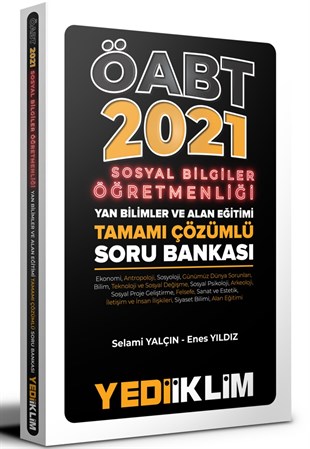 Yediiklim Yayınları 2021 ÖABT Sosyal Bİlgiler Yan Alanlar Soru Bankası