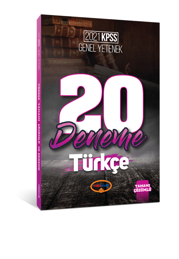 Yediiklim Yayınları 2021 Kpss Genel Yetenek Türkçe Tamamı Çözümlü 20 Deneme 